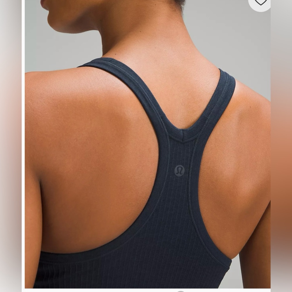 lululemon athletica navy Ribbed Tank Top - Picture 3 of 8
